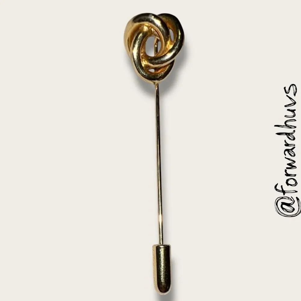 Bundle Sale 3 for $15 | Vintage Gold Tone Knot Stick Pin